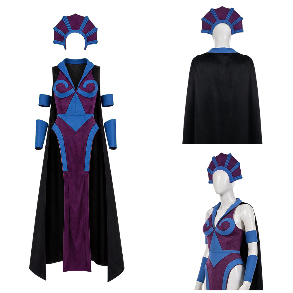 Skeletor Kostüm Set Masters of the Universe Skeletor Cosplay Outfit