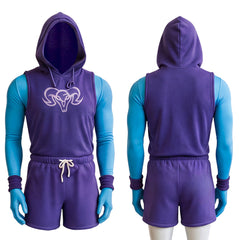 Skeletor Kostüm Set Masters of the Universe Skeletor Cosplay Outfit