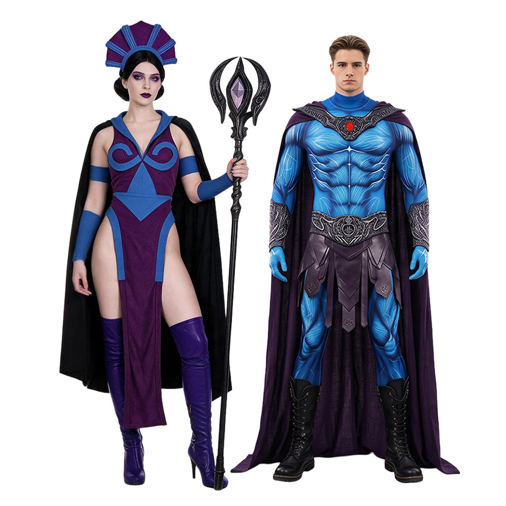 Skeletor Kostüm Set Masters of the Universe Skeletor Cosplay Outfit