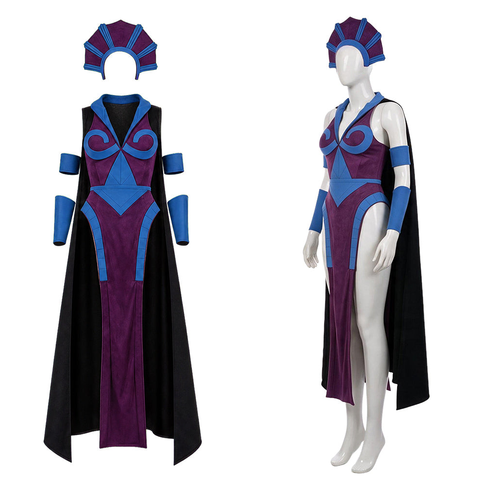 Skeletor Kostüm Set Masters of the Universe Skeletor Cosplay Outfit