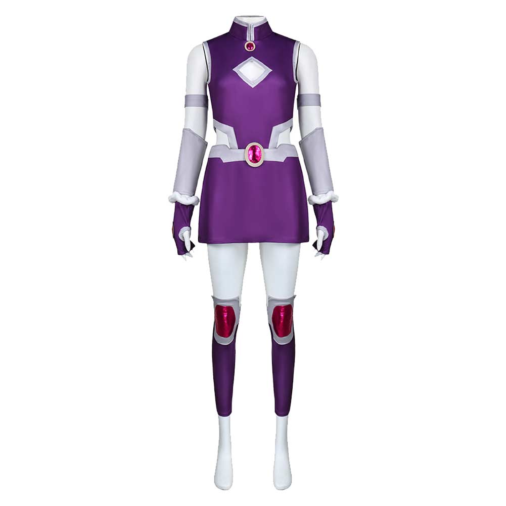 Starfire Kostüm Set Teen Titans Starfire Cosplay Outfit