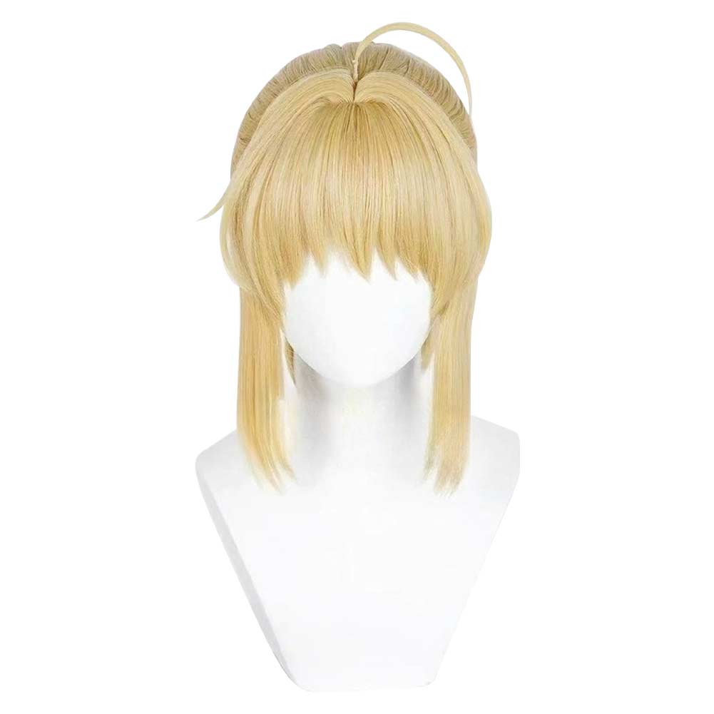 Saber Hitzebeständiges Haar Fate/stay night Saber Cosplay Perücke 