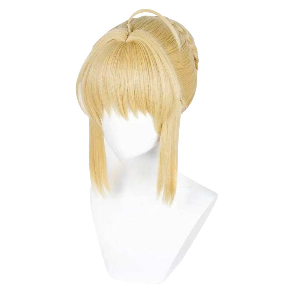 Saber Hitzebeständiges Haar Fate/stay night Saber Cosplay Perücke 