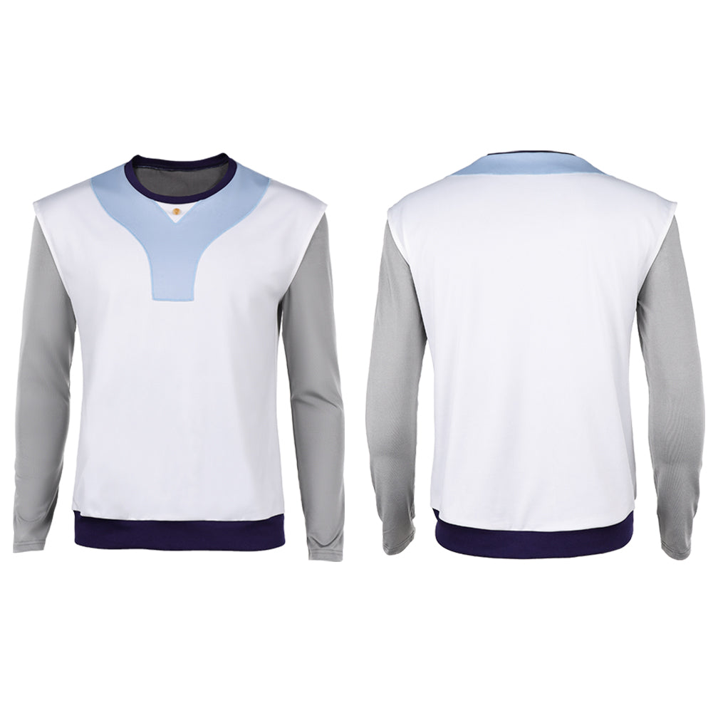 Stranger Things 5 Lucas Sinclair weiß Hoodie Cosplay Kostüm