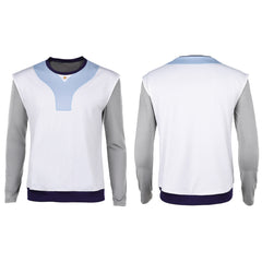 Stranger Things 5 Lucas Sinclair weiß Hoodie Cosplay Kostüm