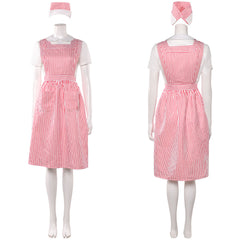 Stranger Things Nancy Wheeler rosa Kleid Cosplay Outfit