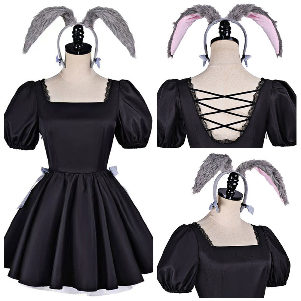 Sua schwarz Kleid Alien Stage Sua Bühnenkleidung Cosplay Outfit