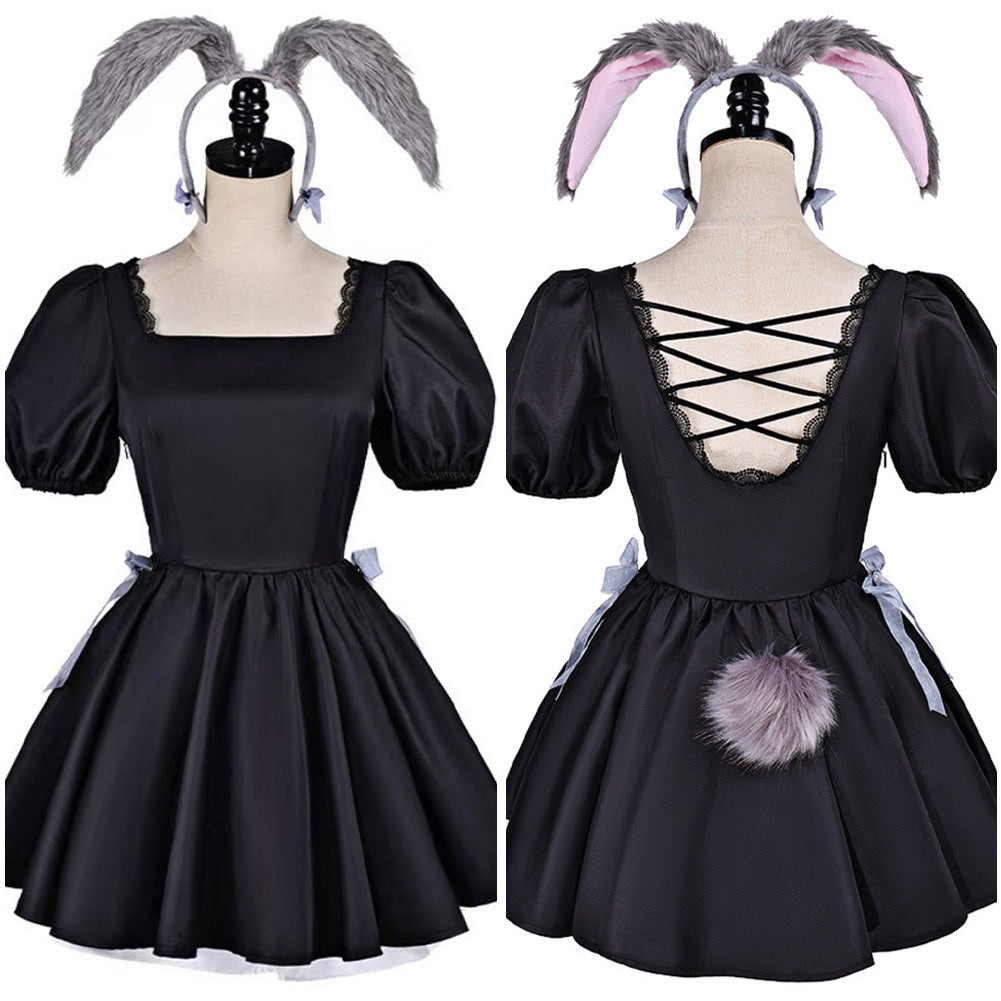 Sua schwarz Kleid Alien Stage Sua Bühnenkleidung Cosplay Outfit