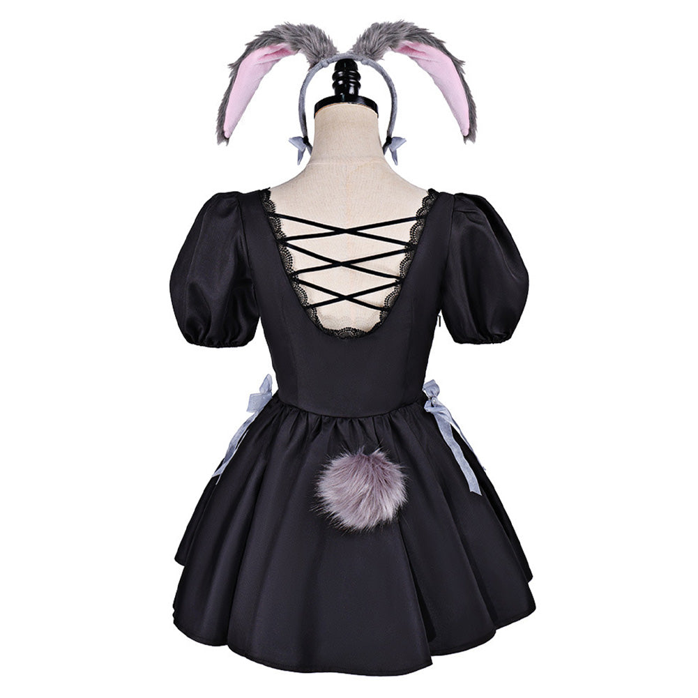 Sua schwarz Kleid Alien Stage Sua Bühnenkleidung Cosplay Outfit