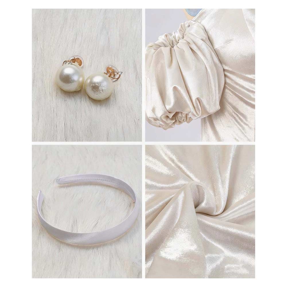 Sua weiß Kleid Alien Stage Sua Cosplay Outfit
