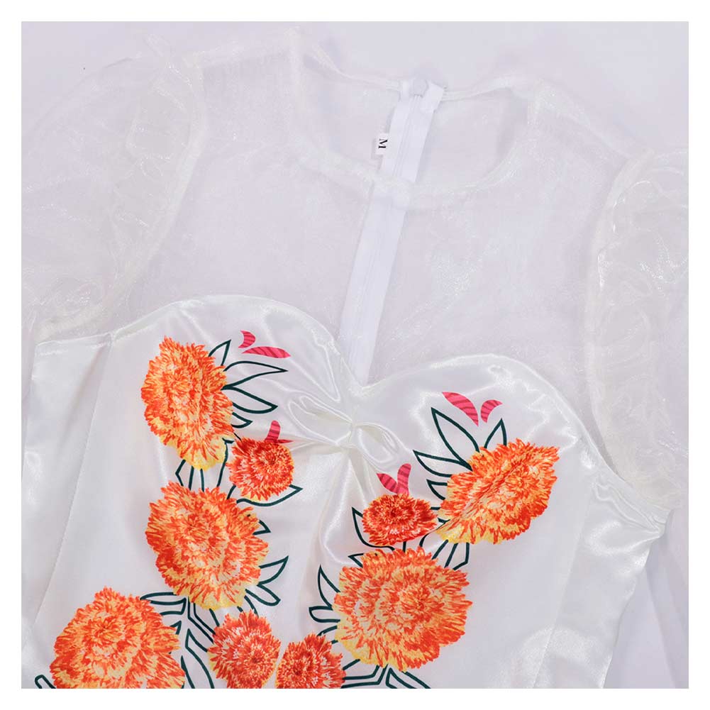 Tag der Toten Día de Muertos CoCo La Catrina Kleid Cosplay Kostüm	