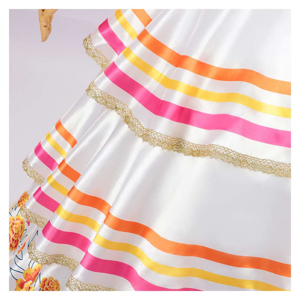 Tag der Toten Día de Muertos CoCo La Catrina Kleid Cosplay Kostüm	