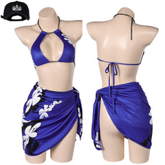 Tekken Reina LILA 2tlg. Bademode Cosplay Damen Badeanzug 