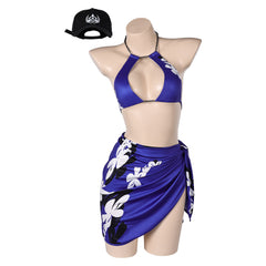 Tekken Reina LILA 2tlg. Bademode Cosplay Damen Badeanzug 