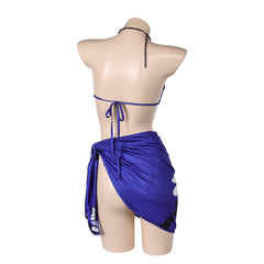 Tekken Reina LILA 2tlg. Bademode Cosplay Damen Badeanzug 