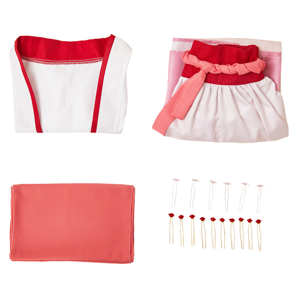 The Apothecary Diaries Maomao Hanfu Cosplay Outfits rosa Version	