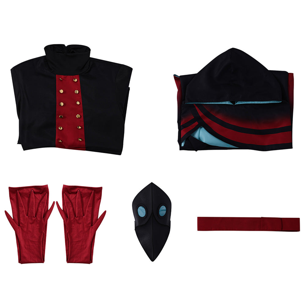 The Doctor rot Kostüm Set The Freak Circus Doctor Cosplay Outfit