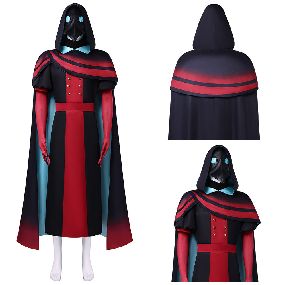 The Doctor rot Kostüm Set The Freak Circus Doctor Cosplay Outfit