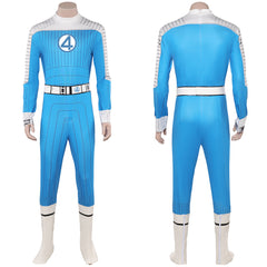 The Fantastic Four: First Steps (2025) The Thing blau Jumpsuit Benjamin Jacob Cosplay Kostüm 