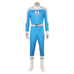 The Fantastic Four: First Steps (2025) The Thing blau Jumpsuit Benjamin Jacob Cosplay Kostüm 