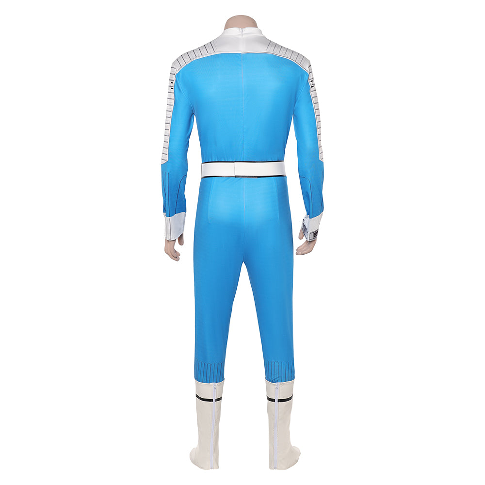 The Fantastic Four: First Steps (2025) The Thing blau Jumpsuit Benjamin Jacob Cosplay Kostüm 