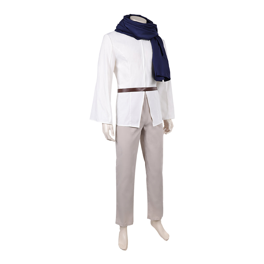 The Ninth Jedi Ethan weiß Kostüm Cosplay Outfit