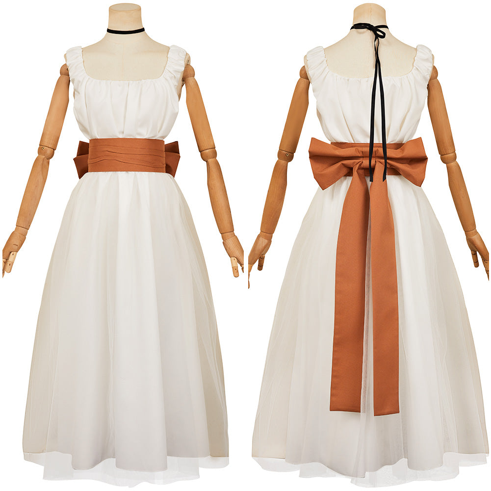 The Ugly Stepsister Elvira weiß Kleid Cosplay Outfits