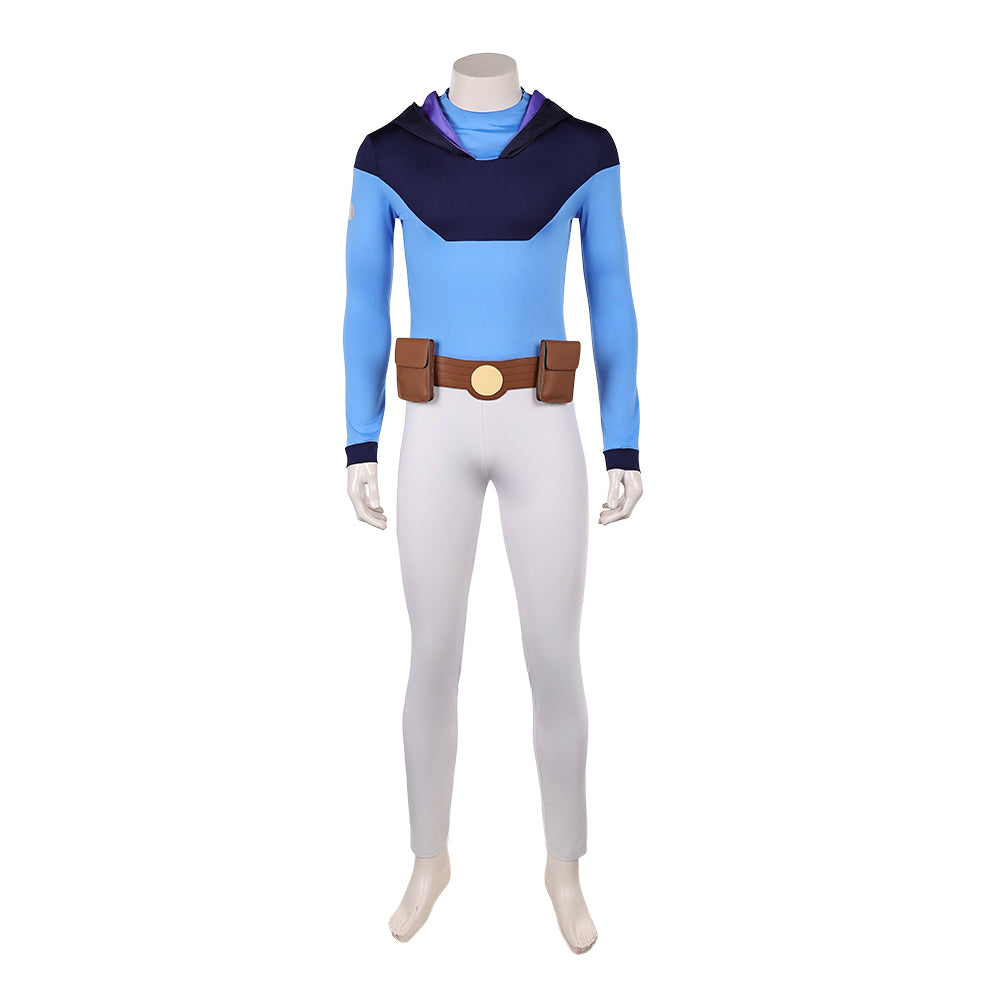 Thragg Kostüm Set Invincible Thragg weiß blau Cosplay Outfit