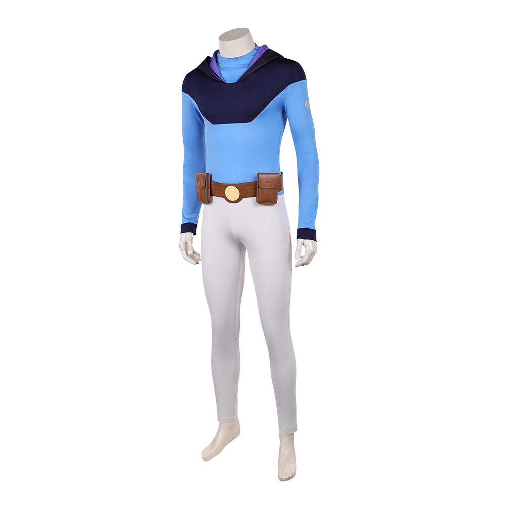 Thragg Kostüm Set Invincible Thragg weiß blau Cosplay Outfit