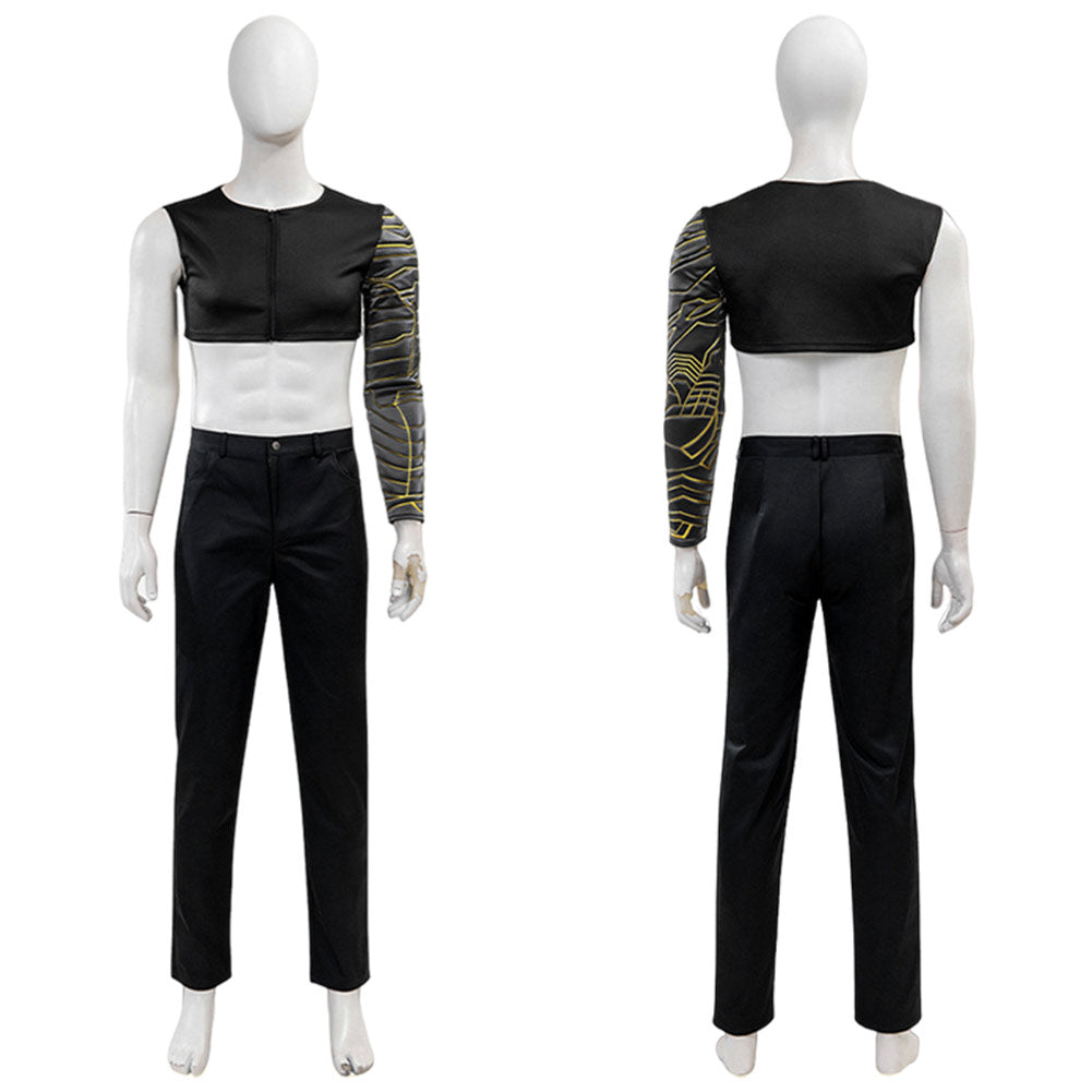 Thunderbolts 2025 Bucky Barnes Winter Soldier Kostüm Set Cosplay Outfits