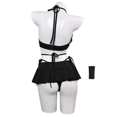 Tifa Lockhart schwarz Badeanzug FF Final Fantasy VII Tifa Cosplay Outfits