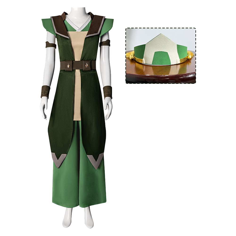 Toph Beifong Kostüm Set Avatar – Der Herr der Elemente Staffel 2 Toph Beifong Cosplay Outfit