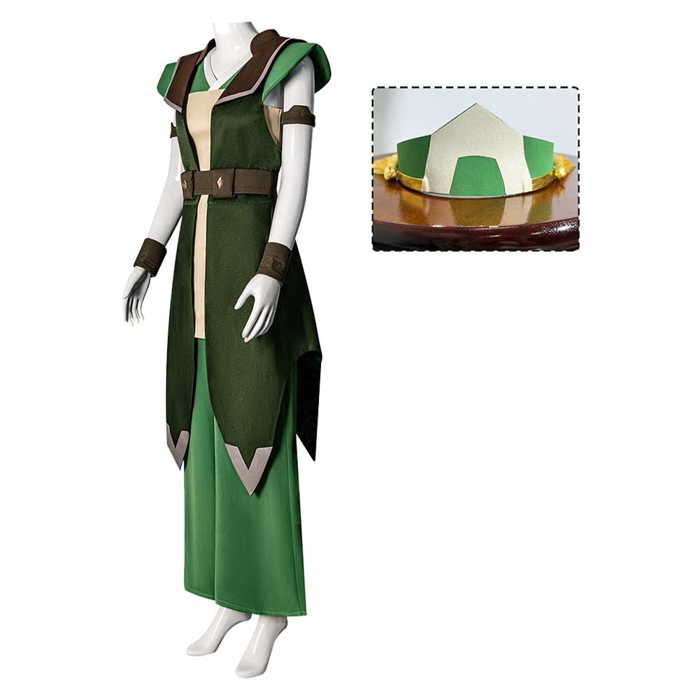 Toph Beifong Kostüm Set Avatar – Der Herr der Elemente Staffel 2 Toph Beifong Cosplay Outfit