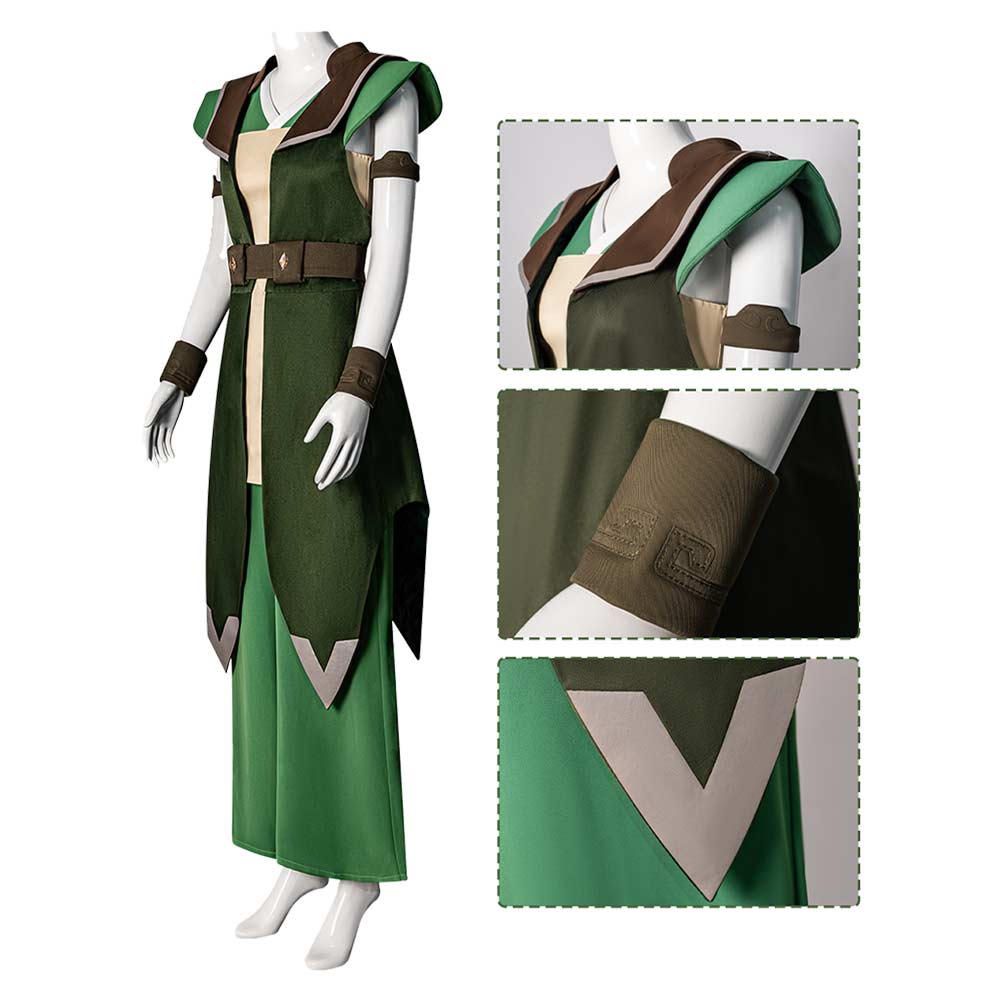 Toph Beifong Kostüm Set Avatar – Der Herr der Elemente Staffel 2 Toph Beifong Cosplay Outfit