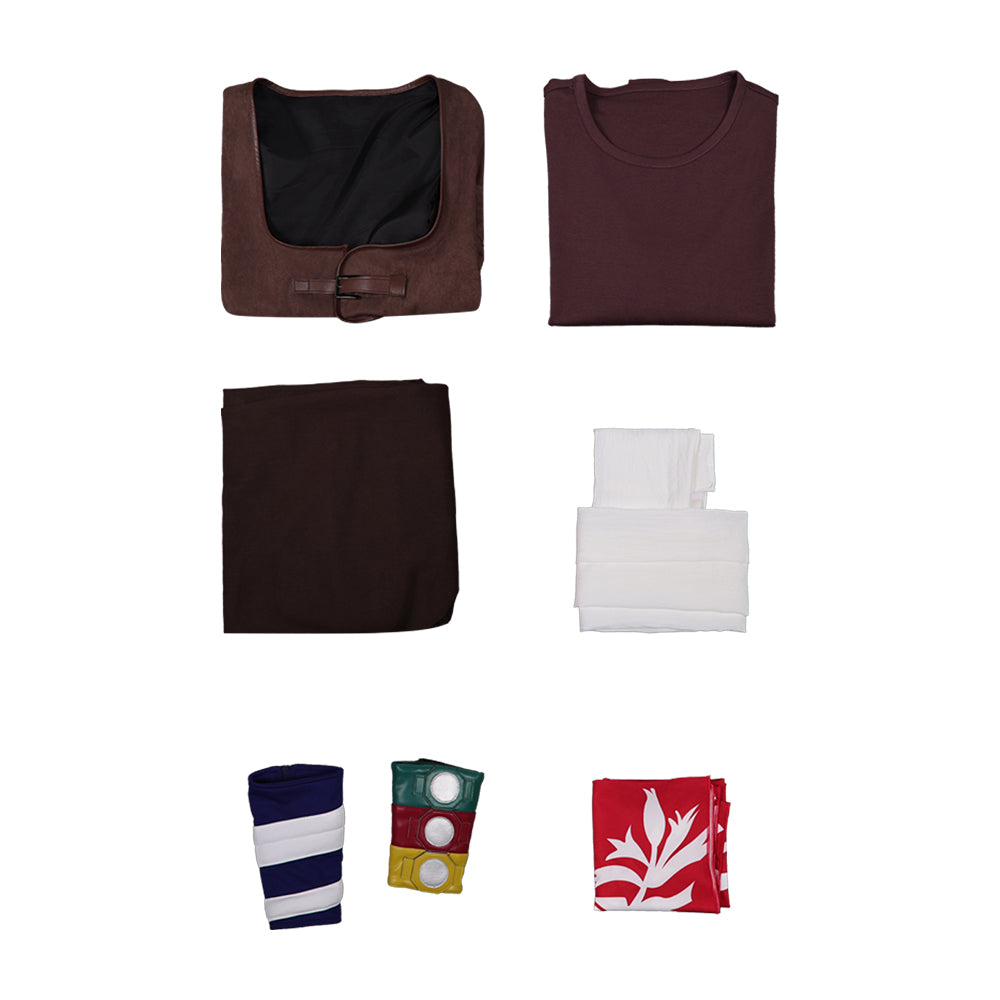 Usopp Kostüm Set One Piece Usopp braun Cosplay Outfit