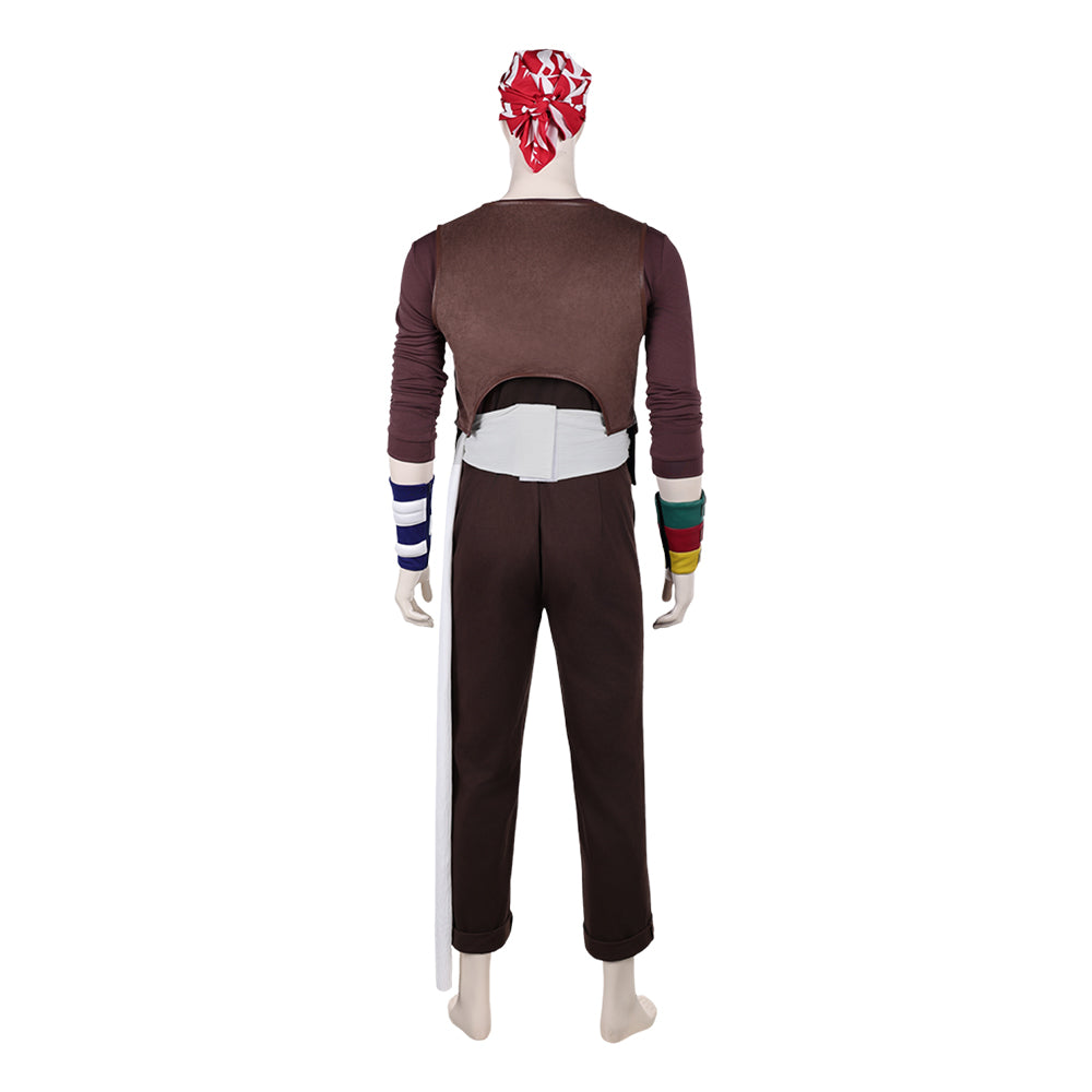 Usopp Kostüm Set One Piece Usopp braun Cosplay Outfit