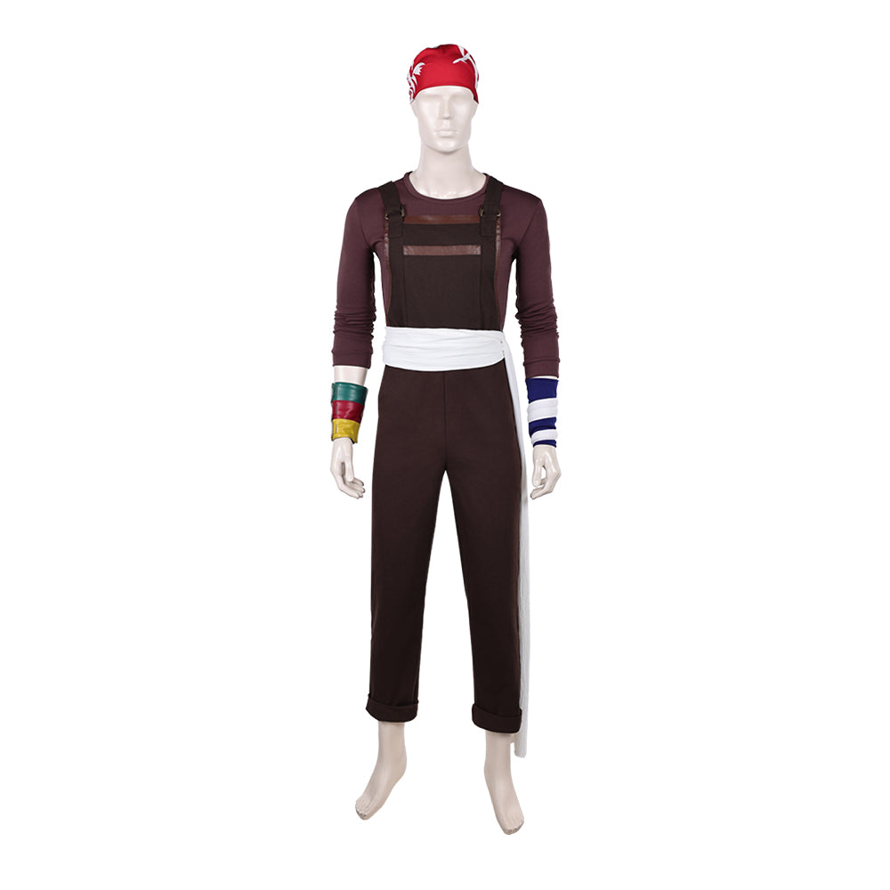 Usopp Kostüm Set One Piece Usopp braun Cosplay Outfit