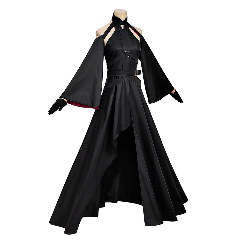 Velvet schwarz Kleid The Ribbon Hero 2026 Velvet Cosplay Outfit