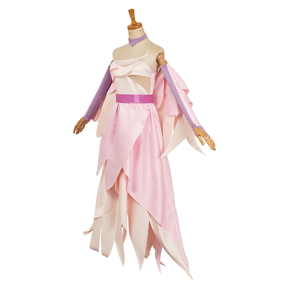 Velvette Hellaverse rosa Kostüm Hazbin Hotel Velvet Cosplay Outfit