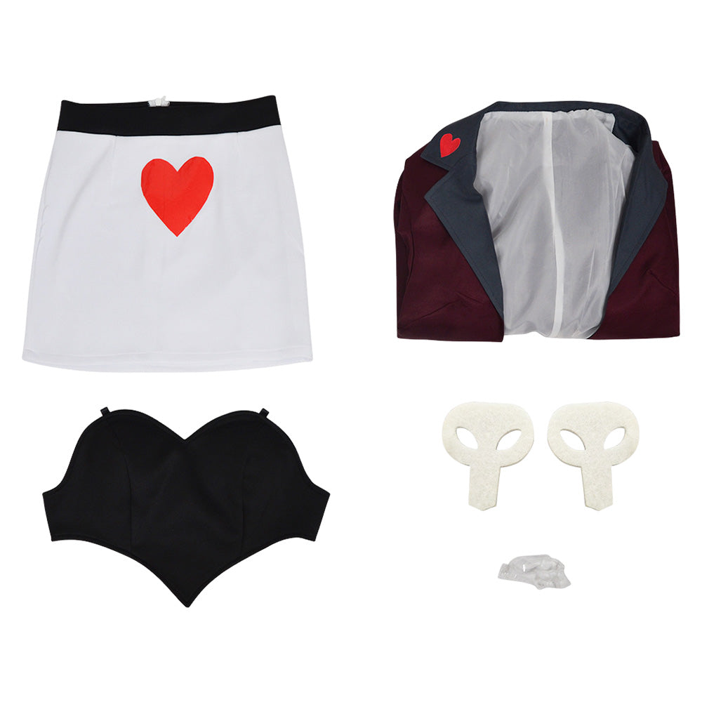 Velvette Kostüm Set Hazbin Hotel Hellaversa Velvette Cosplay Outfits