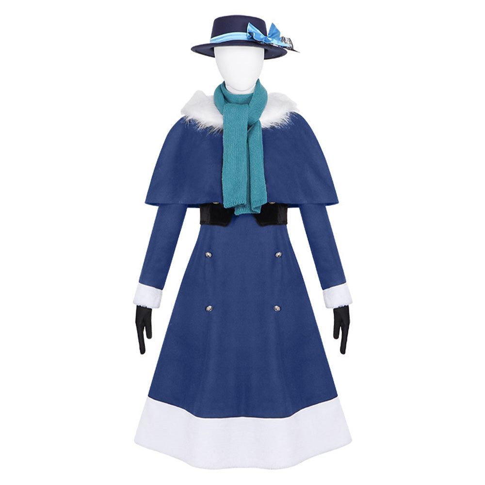 Vertin blau Uniform Reverse: 1999 Timekeeper Cosplay Outfit