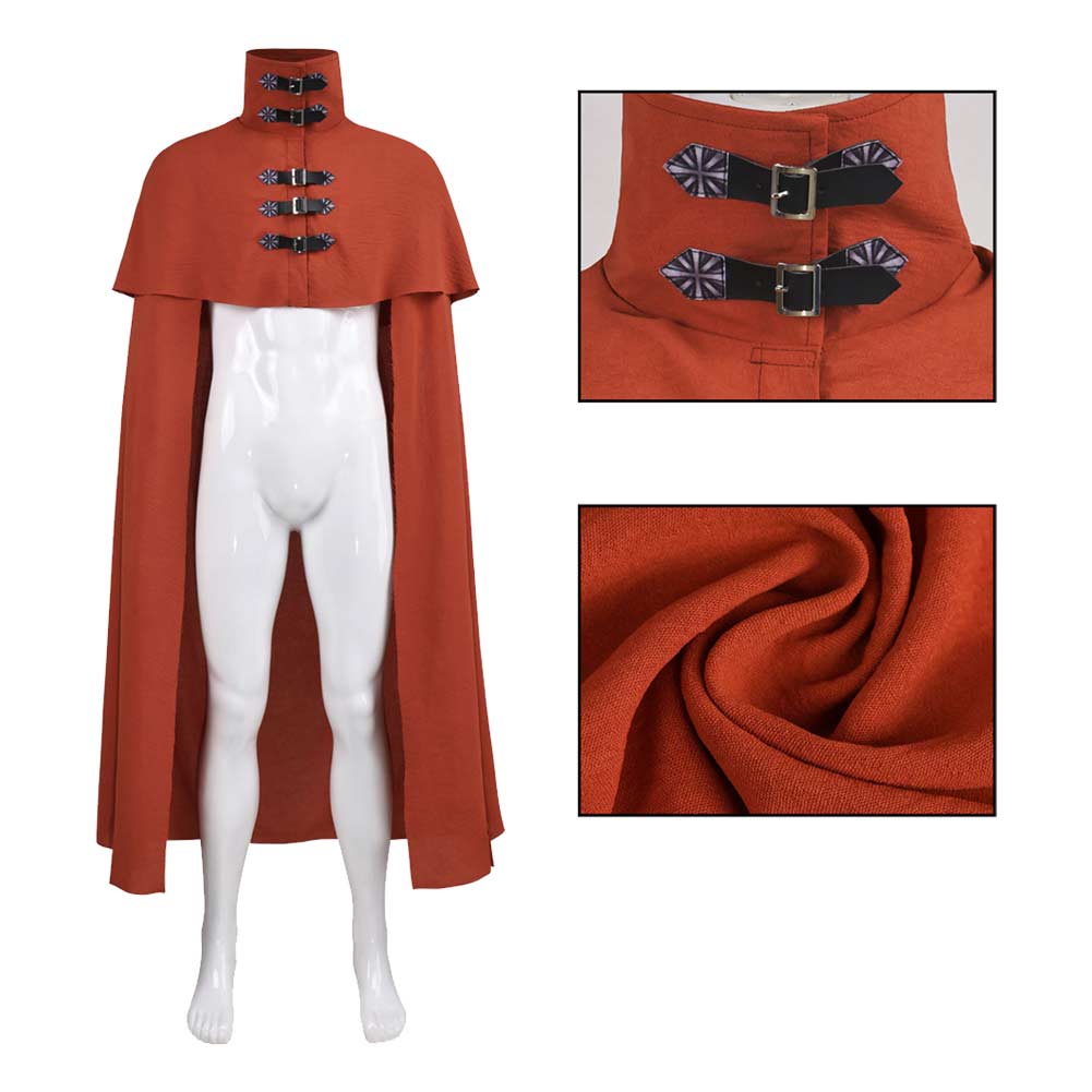 Vincent Valentine Kostüm Set Umhang Final Fantasy VII Revelation Vincent Valentine Cosplay Outfit