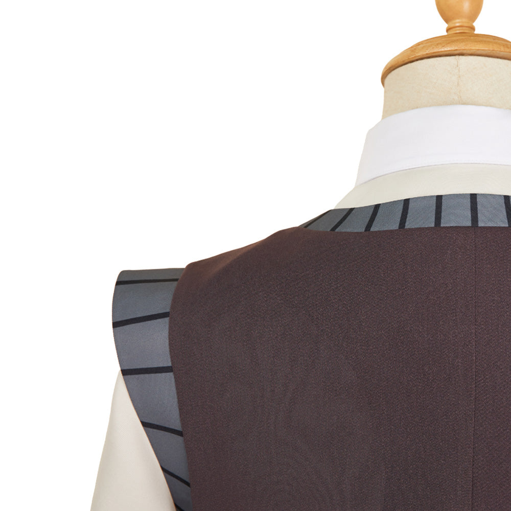 Vincent Whittman grau Kostüm Set Hazbin Hotel 2 Vox Cosplay Outfits