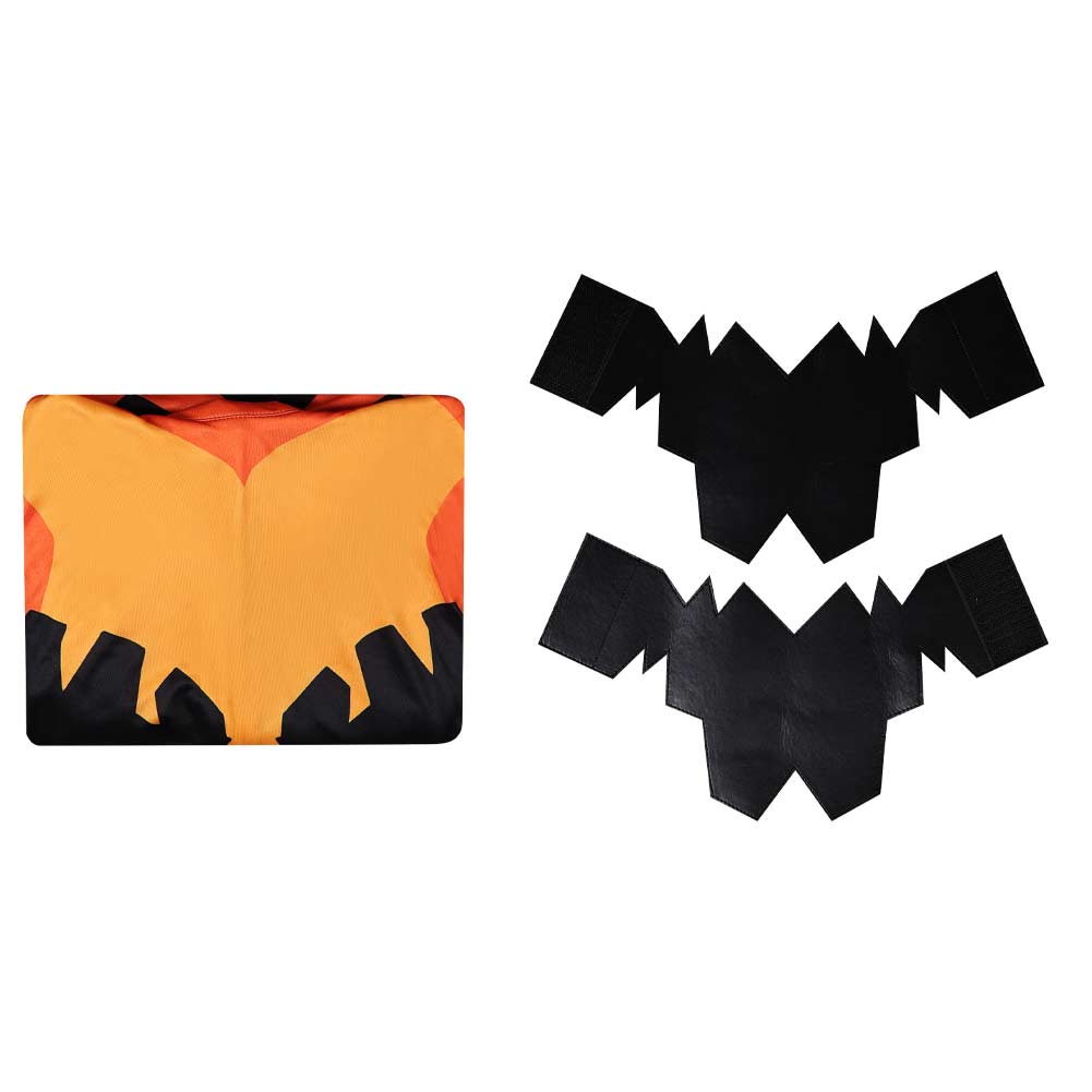 Volcanikka orange Jumpsuit Invincible Volcanikka Cosplay Outfit