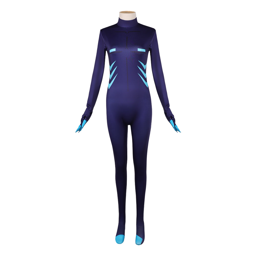 Vox blau Overall Hazbin Hotel Vox Jumpsuit Cosplay Outfit