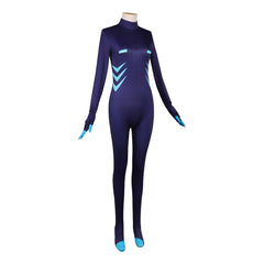Vox blau Overall Hazbin Hotel Vox Jumpsuit Cosplay Outfit