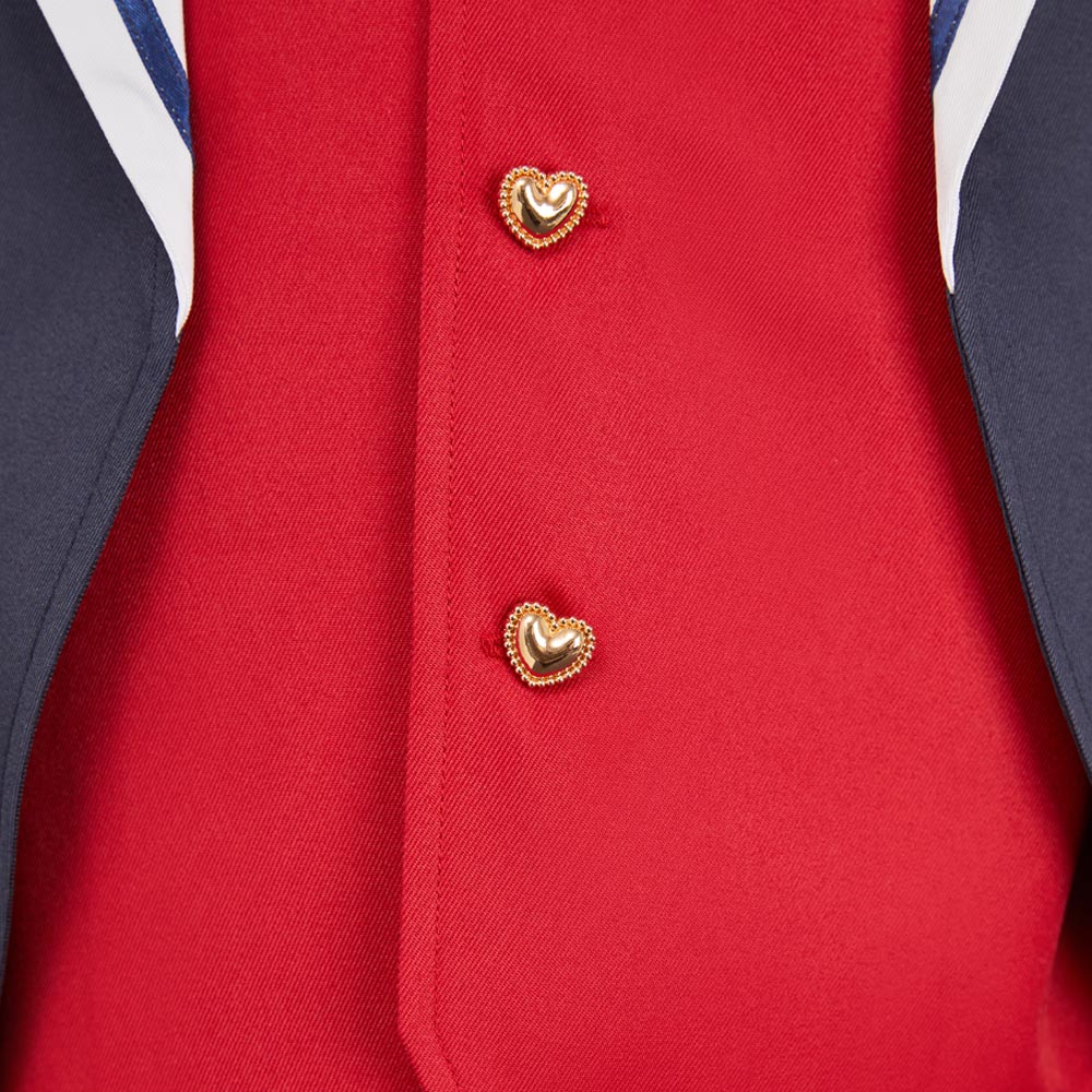 VOX schwarz-rot Outfit Hazbin Hotel Vincent Whittman Kostüm Set