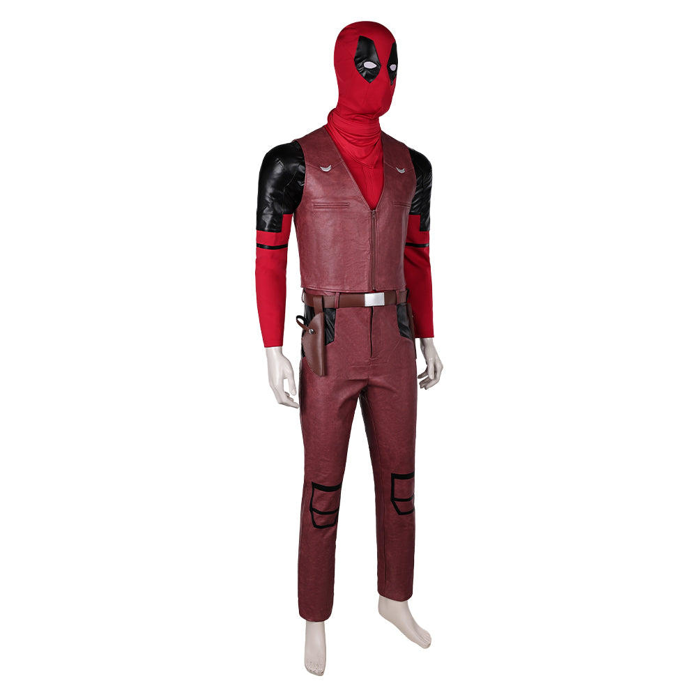 Wade Wilson Cowboy Deadpool Kostüm Set Deadpool & Wolverine (2024) Deadpool Kid Cosplay Outfits