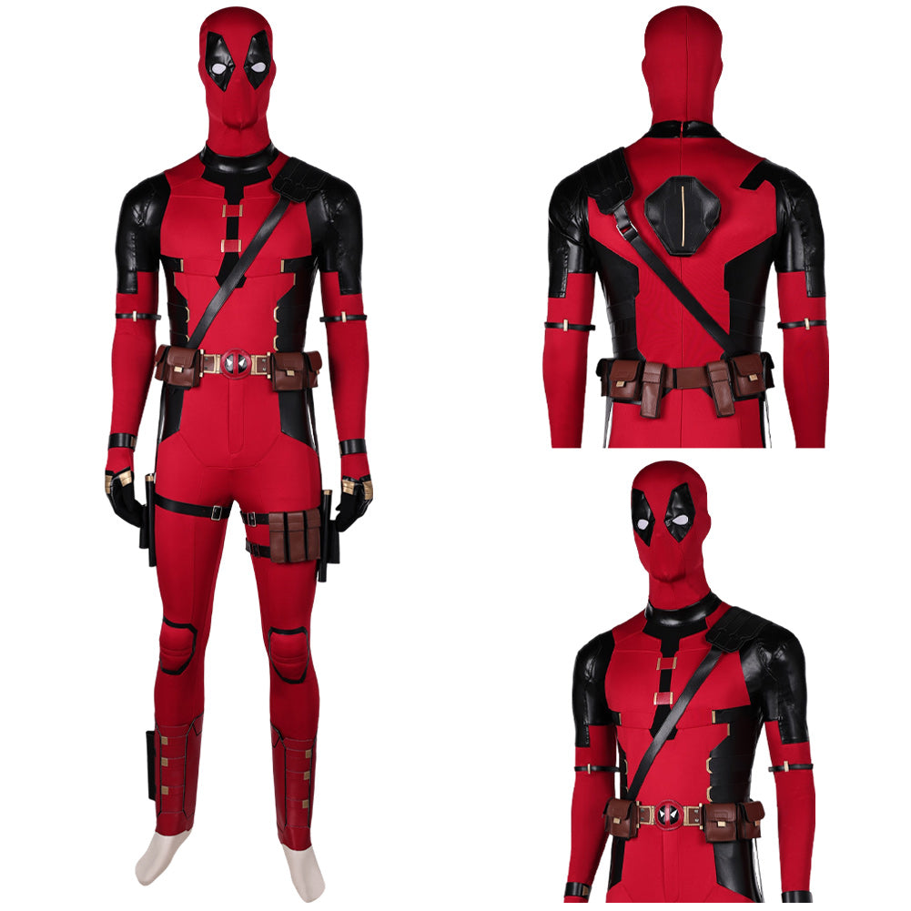 Wade Wilson Deadpool Cosplay Kostüm Halloween Karneval Outfits