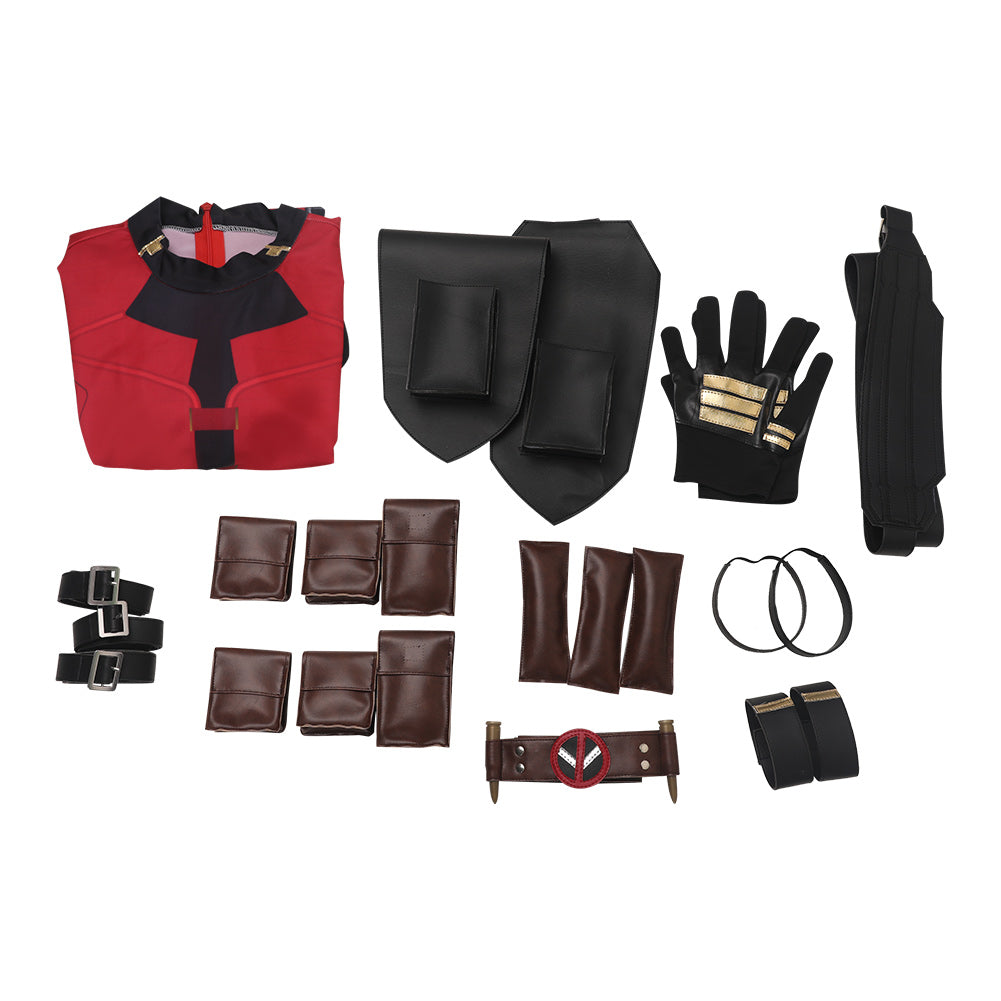 Wade Wilson Deadpool Jumpsuit X-Men Origins: Wolverine Cosplay Outfits